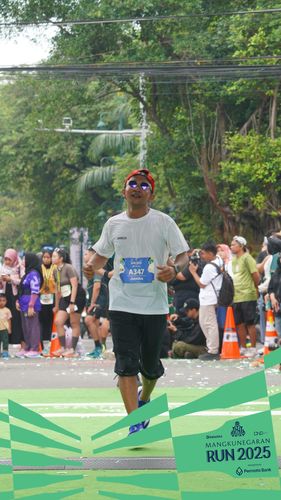 Race photo from Mangkunegaran Run 2025