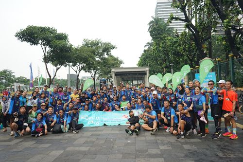 Race photo from Road to BAF Lions Run 2024