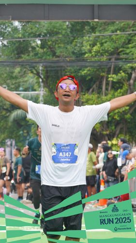 Race photo from Mangkunegaran Run 2025