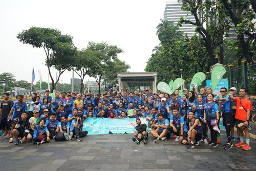 Race photo from Road to BAF Lions Run 2024