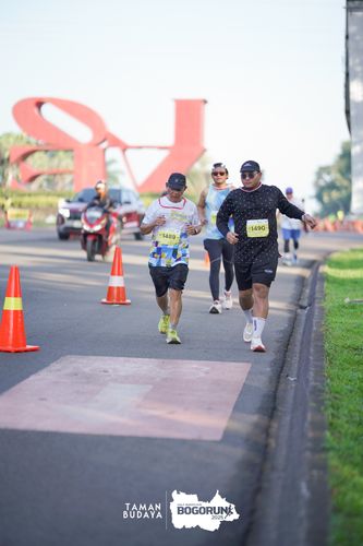 Race photo from Taman Budaya x BOGORUN 2025