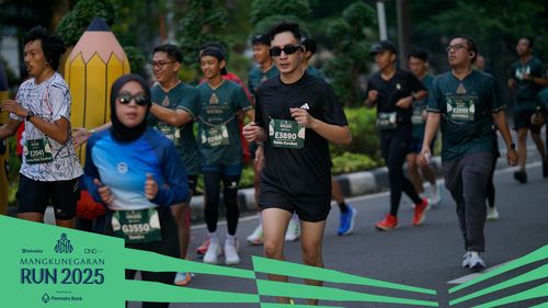 Race photo from Mangkunegaran Run 2025