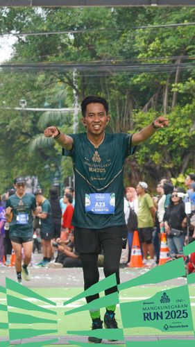 Race photo from Mangkunegaran Run 2025