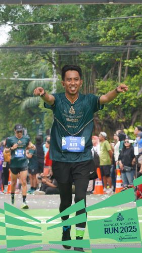 Race photo from Mangkunegaran Run 2025