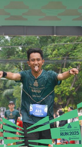 Race photo from Mangkunegaran Run 2025