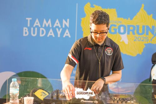Race photo from Taman Budaya x BOGORUN 2025