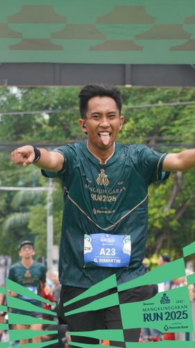 Race photo from Mangkunegaran Run 2025