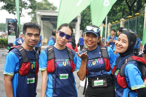 Race photo from Road to BAF Lions Run 2024