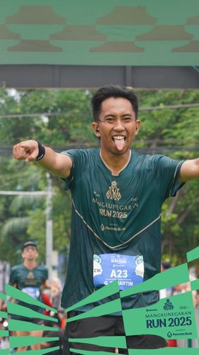 Race photo from Mangkunegaran Run 2025