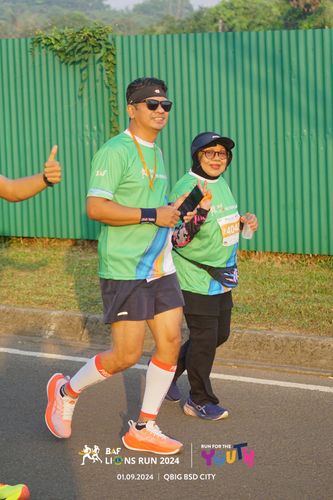 Race photo from BAF LIONS RUN 2024