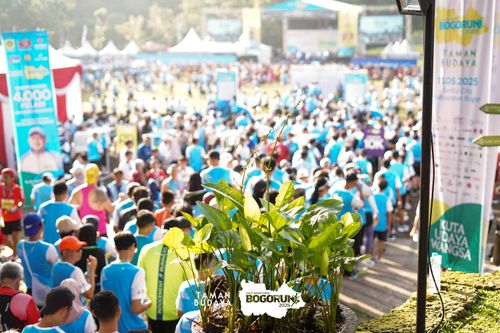 Race photo from Taman Budaya x BOGORUN 2025