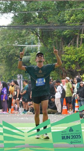 Race photo from Mangkunegaran Run 2025