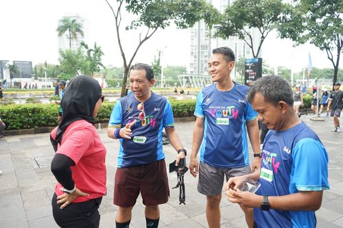 Race photo from Road to BAF Lions Run 2024