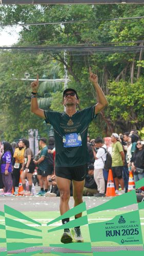 Race photo from Mangkunegaran Run 2025