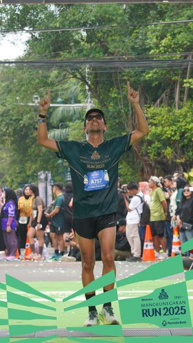 Race photo from Mangkunegaran Run 2025