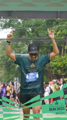 Race photo from Mangkunegaran Run 2025
