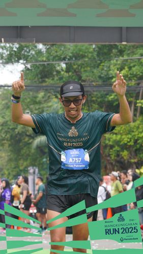 Race photo from Mangkunegaran Run 2025
