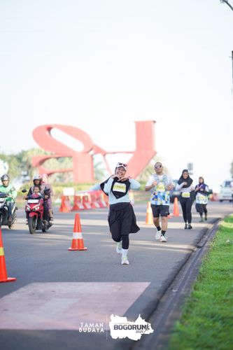 Race photo from Taman Budaya x BOGORUN 2025