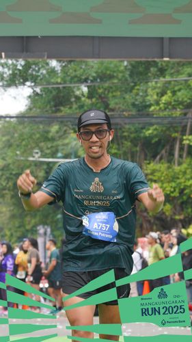 Race photo from Mangkunegaran Run 2025