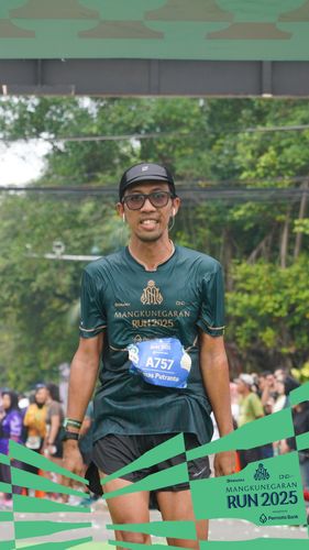 Race photo from Mangkunegaran Run 2025