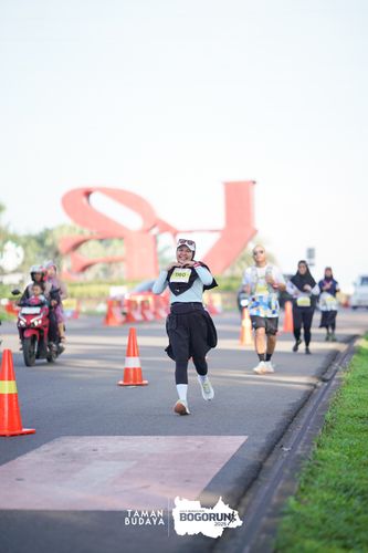 Race photo from Taman Budaya x BOGORUN 2025