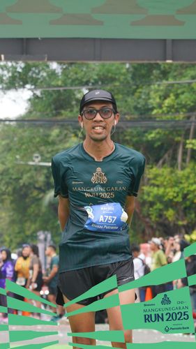 Race photo from Mangkunegaran Run 2025