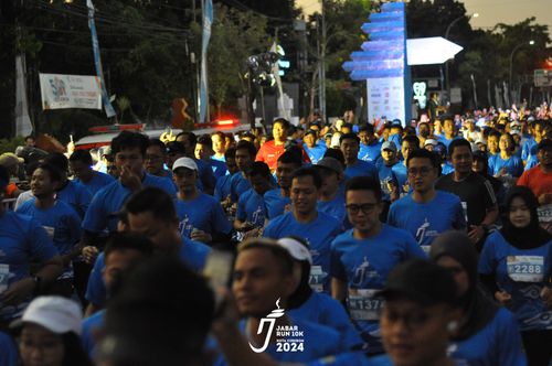 Race photo from Jabar Run 10K 2024
