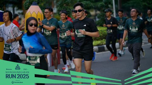 Race photo from Mangkunegaran Run 2025