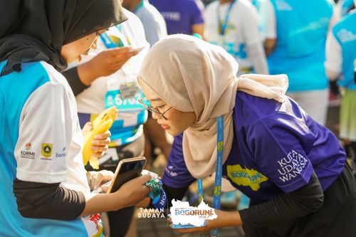 Race photo from Taman Budaya x BOGORUN 2025