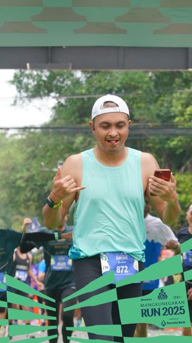 Race photo from Mangkunegaran Run 2025