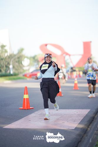 Race photo from Taman Budaya x BOGORUN 2025