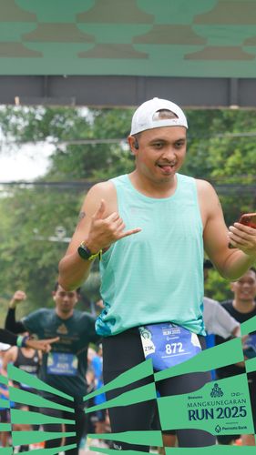 Race photo from Mangkunegaran Run 2025