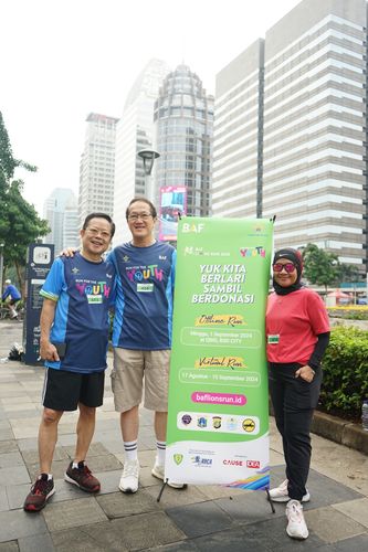 Race photo from Road to BAF Lions Run 2024