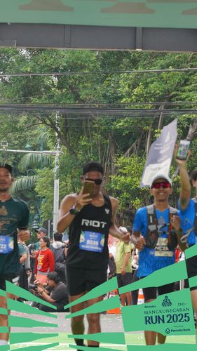 Race photo from Mangkunegaran Run 2025