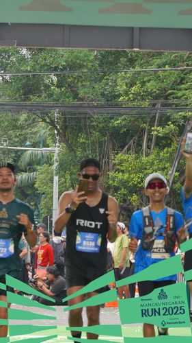 Race photo from Mangkunegaran Run 2025