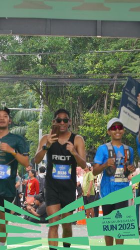 Race photo from Mangkunegaran Run 2025