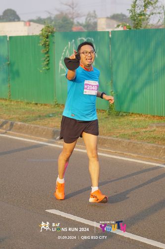 Race photo from BAF LIONS RUN 2024