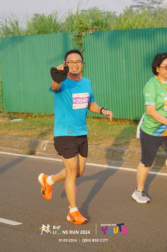 Race photo from BAF LIONS RUN 2024