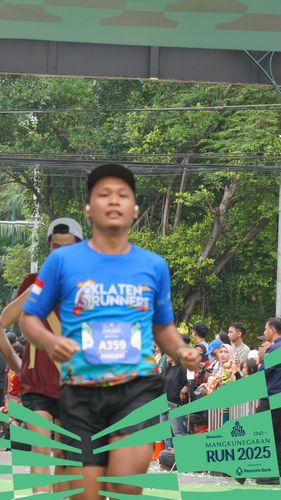 Race photo from Mangkunegaran Run 2025