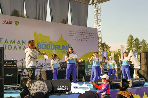 Race photo from Taman Budaya x BOGORUN 2025