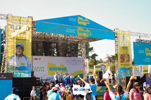 Race photo from Taman Budaya x BOGORUN 2025