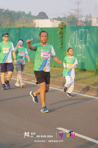Race photo from BAF LIONS RUN 2024