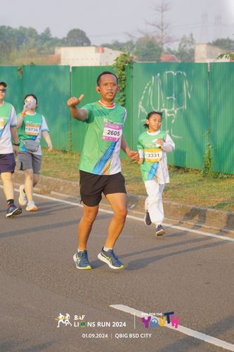 Race photo from BAF LIONS RUN 2024