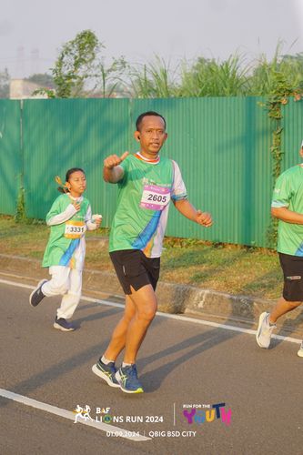 Race photo from BAF LIONS RUN 2024