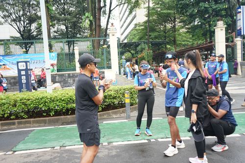 Race photo from Road to BAF Lions Run 2024