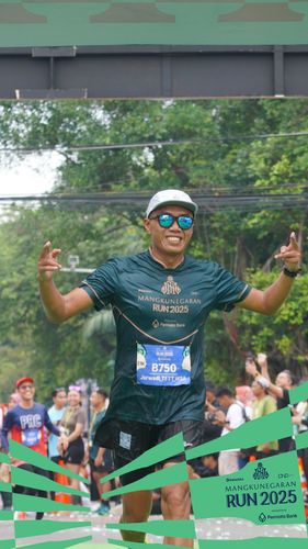 Race photo from Mangkunegaran Run 2025