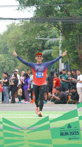 Race photo from Mangkunegaran Run 2025