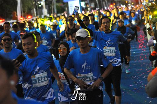 Race photo from Jabar Run 10K 2024