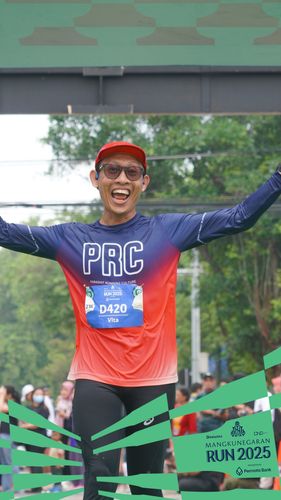 Race photo from Mangkunegaran Run 2025