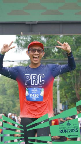 Race photo from Mangkunegaran Run 2025